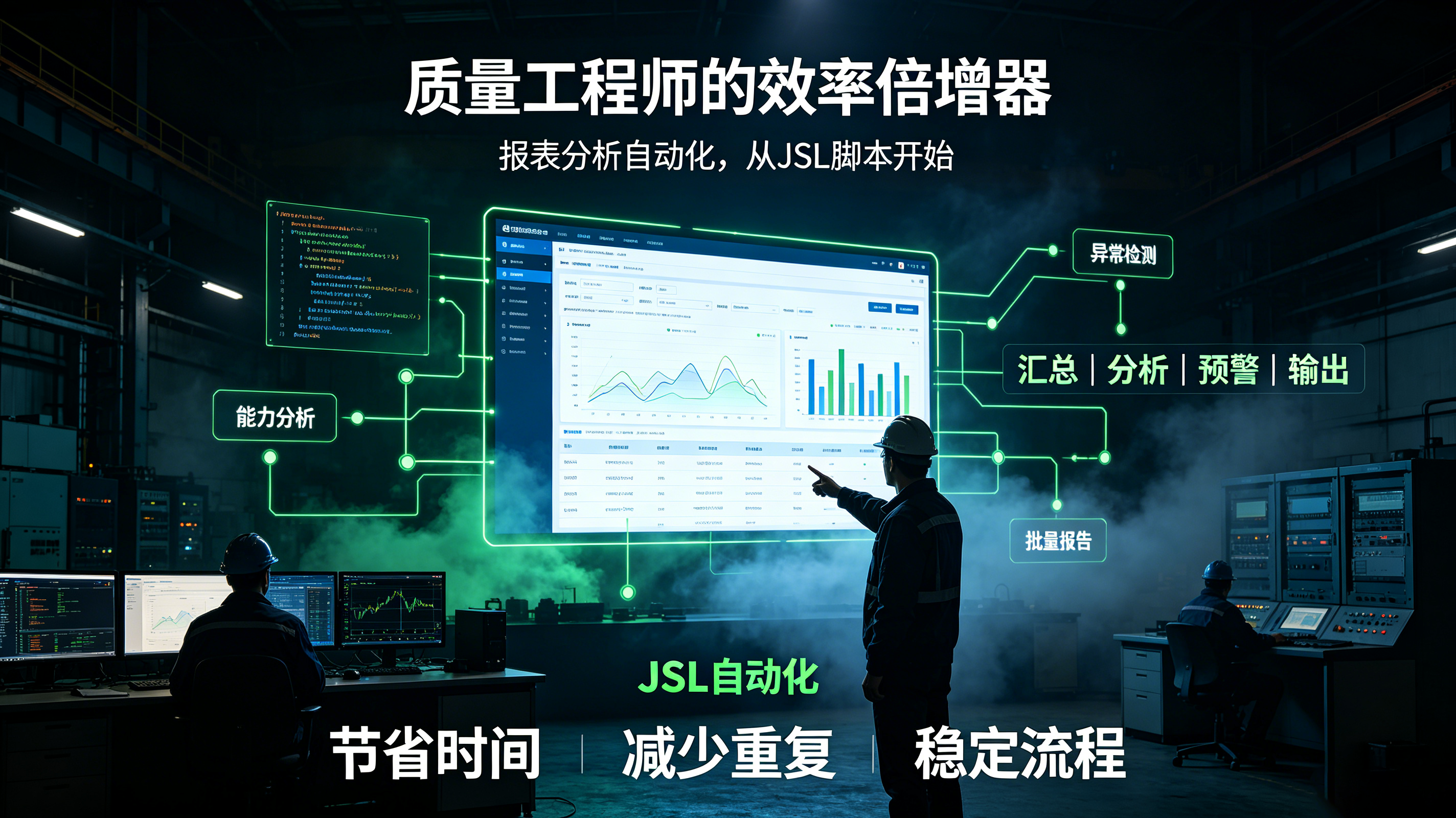 报表分析 JSL 自动化脚本能力对质量工程师工作效率的提升价值