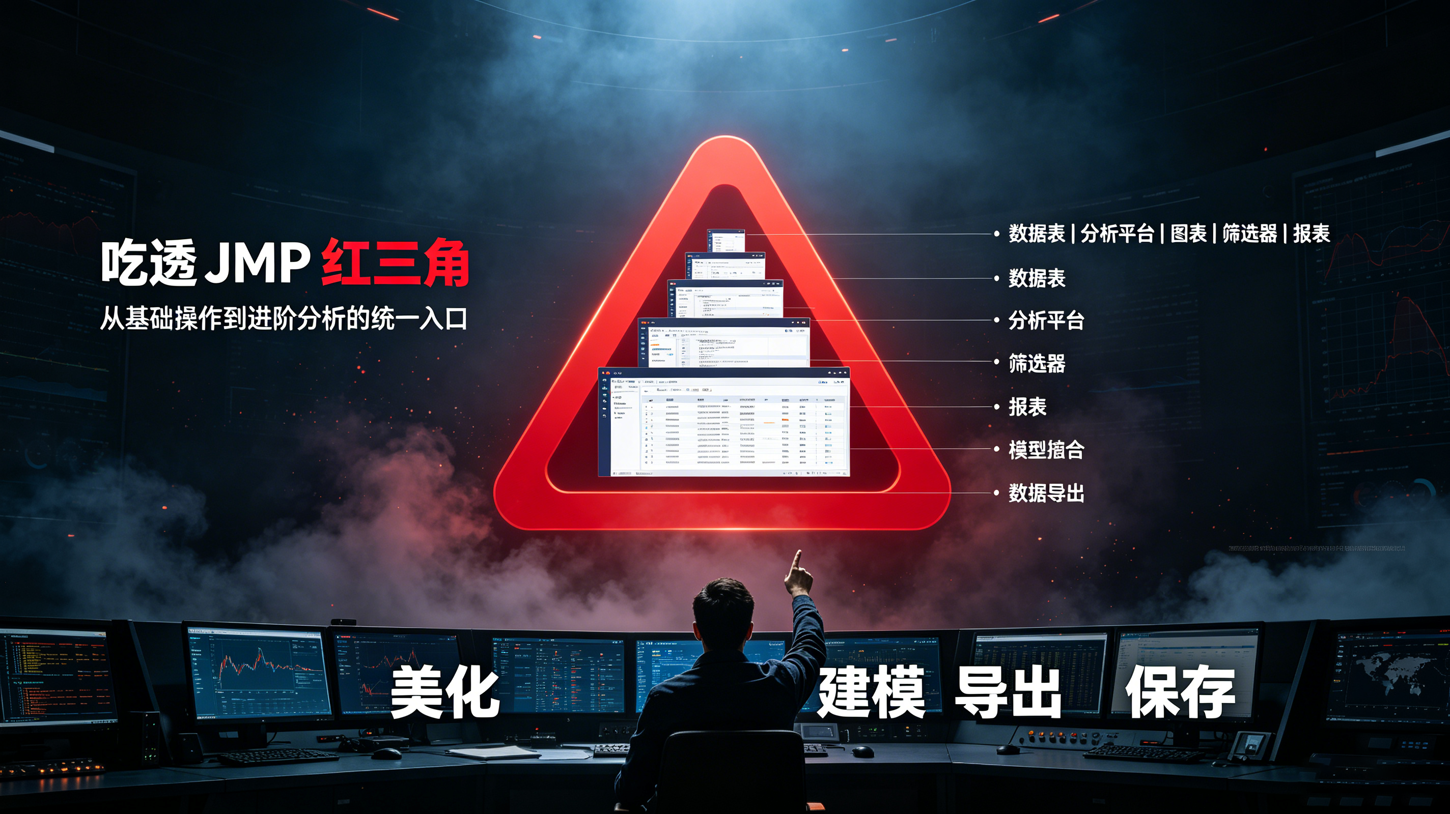详解 JMP 软件中的红三角