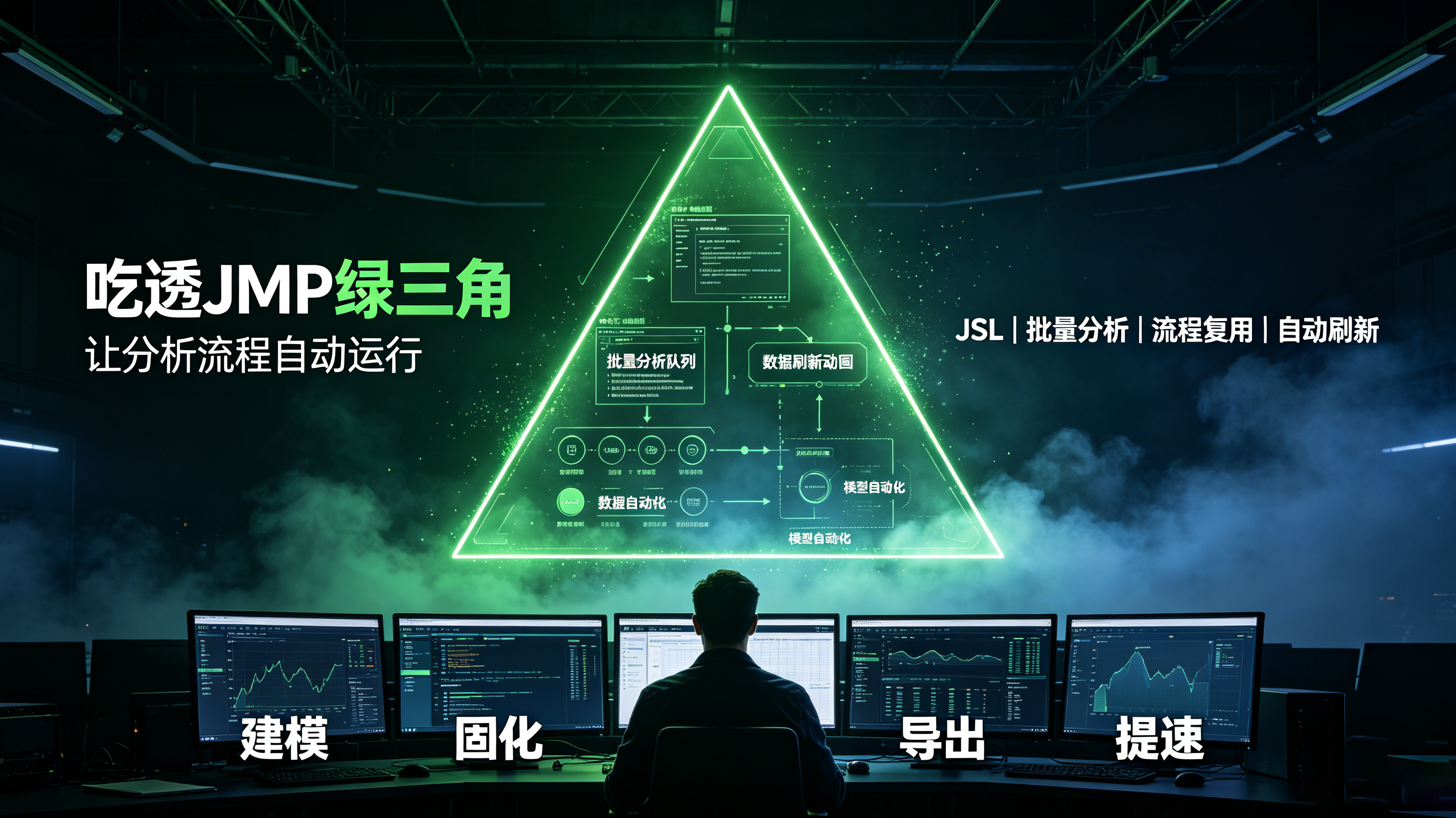 详解 JMP 软件中的绿三角
